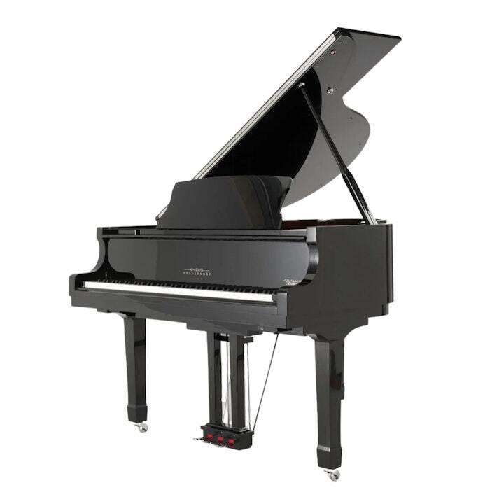 Oostendorp Digital Classic Grand Elite IV PE chroom, Muziek en Instrumenten, Piano's, Vleugel, Zwart