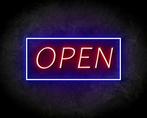 OPEN VIERKANT neon sign - LED neon reclame bord, Verzenden