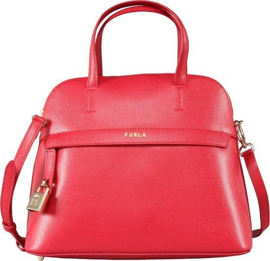 Furla - Piper M Dome - Ruby - Vrouwen, Sieraden, Tassen en Uiterlijk, Tassen | Schoudertassen, Verzenden