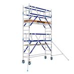 AGS Pro rolsteiger ASC 75 x 250 x 5,2wh tweezijdig, Doe-het-zelf en Verbouw, Steigers, Nieuw, Rolsteiger of Kamersteiger, 5 meter of hoger