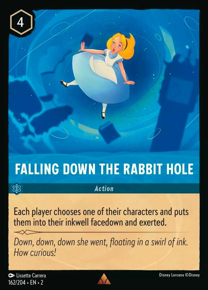 [162/204][S2] - FALLING DOWN THE RABBIT HOLE ENG FOIL [M/NM], Verzamelen, Disney, Verzenden