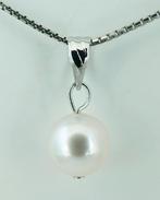 Zonder minimumprijs - Hanger - 18 karaat Witgoud Parel -