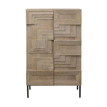 *WOONWINKEL* Kare Design Figaro Mango Kast Houtsnijwerk