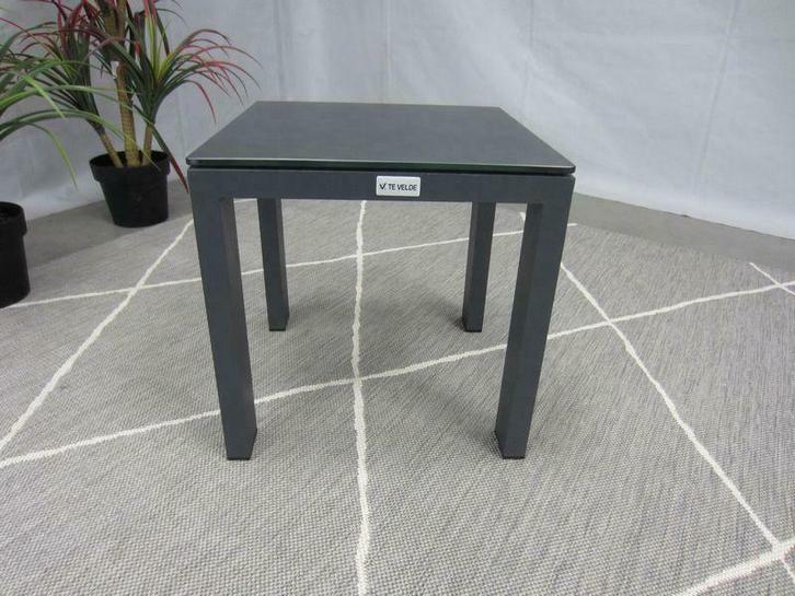 Te Velde tuinmeubelen palazzo tussentafel, Tuin en Terras, Tuinsets en Loungesets, Bijzettafel, Nieuw, Aluminium