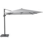 Challenger T1 zweefparasol 300x300 cm lichtgrijs, Tuin en Terras, Parasols, Ophalen of Verzenden, Nieuw