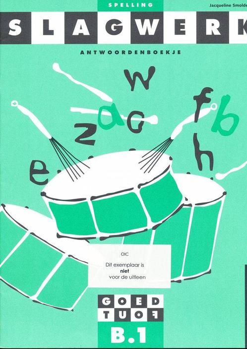 Slagwerk Spelling Antwoordenboek B1 Groep 4, Boeken, Schoolboeken, Nieuw, Verzenden