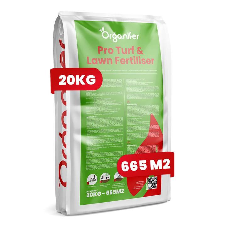 Pro Turf & Gazon Meststof - Gefaseerde Afgifte (20 kg – voor, Tuin en Terras, Aarde en Mest, Mest, Verzenden