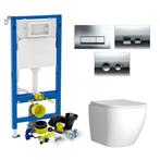 Geberit UP100 Toiletset Compleet | Inbouwreservoir | Mudo, Doe-het-zelf en Verbouw, Sanitair, Ophalen of Verzenden, Nieuw, Overige typen
