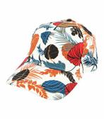 Cap Tropische Planten Patroon Maat 54cm - 58cm Color Wit, Kleding | Dames, Nieuw