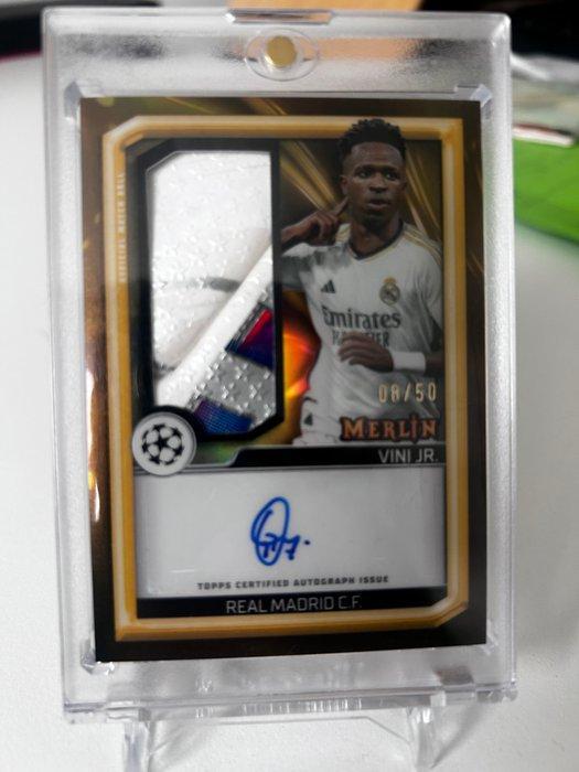 2023/24 Topps Merlin Vini Jr. 8/50 Gesigneerde kaart,, Verzamelen, Stickers