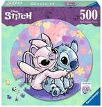 Disney Stitch Ronde Puzzel (500 stukjes) | Ravensburger -, Hobby en Vrije tijd, Denksport en Puzzels, Verzenden, Nieuw