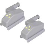 Benson Automatische LED kastverlichting - 2 stuks - Grijs..., Huis en Inrichting, Ophalen of Verzenden, Nieuw