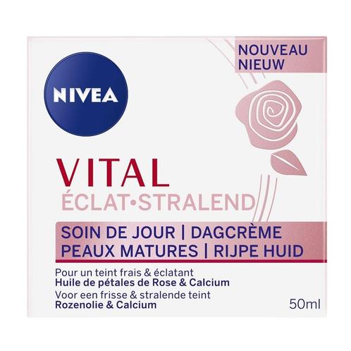 NIVEA Vital Anti-Rimpel Stralend Dagcrème, Sieraden, Tassen en Uiterlijk, Uiterlijk | Lichaamsverzorging, Nieuw, Verzenden