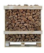 Eiken ovngedroogd Haardhout halve pallet gratis verzending, Minder dan 3 m³, Ophalen of Verzenden, Eikenhout, Blokken