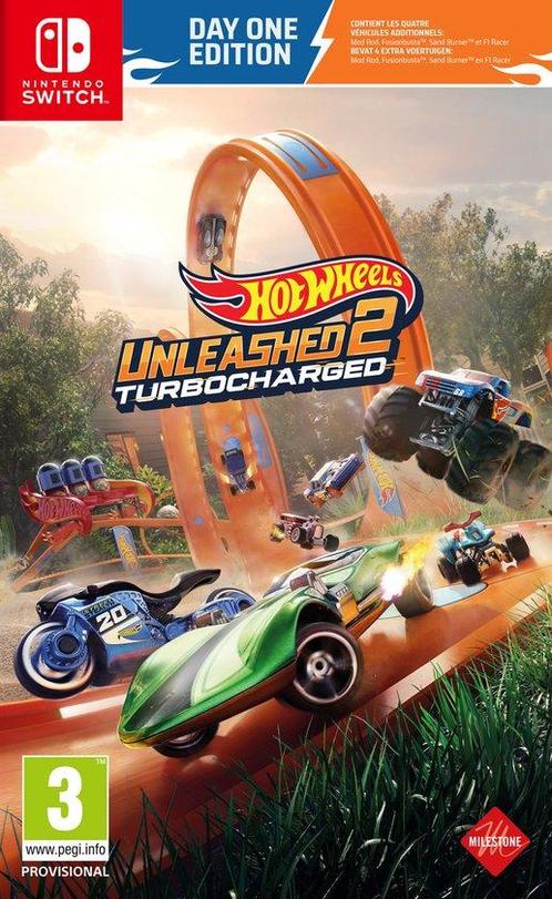 Switch Hot Wheels Unleashed 2 - Turbocharged, Spelcomputers en Games, Games | Nintendo Switch, Zo goed als nieuw, Verzenden