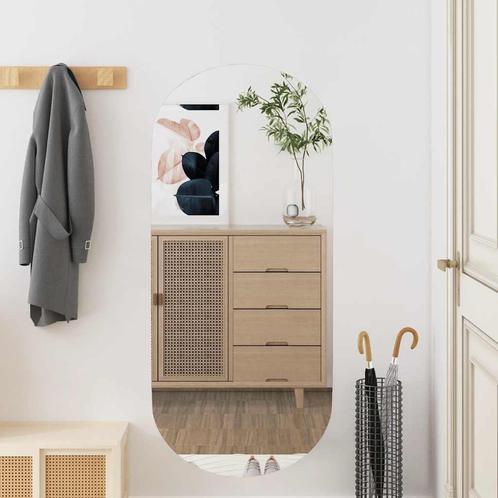 vidaXL Wandspiegel 40x90 cm ovaal glas, Huis en Inrichting, Woonaccessoires | Spiegels, Nieuw, Verzenden