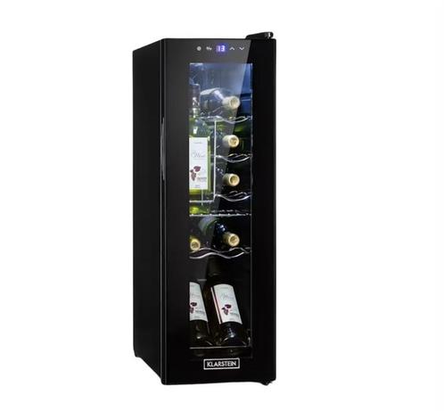 Wijnklimaatkast Koelkast 12 Flessen 1 Zone met touchscreen, Witgoed en Apparatuur, Koelkasten en IJskasten, Zonder vriesvak, Nieuw
