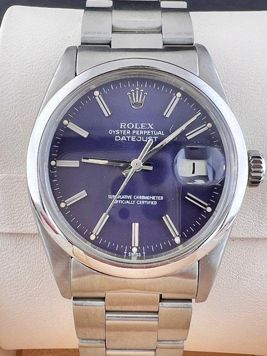 Rolex - Oyster Perpetual Datejust Blue Dial - 16000 - Unisex, Sieraden, Tassen en Uiterlijk, Horloges | Heren