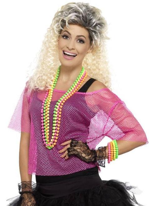 Visnet top neon roze, Kleding | Dames, Carnavalskleding en Feestkleding, Nieuw, Ophalen of Verzenden