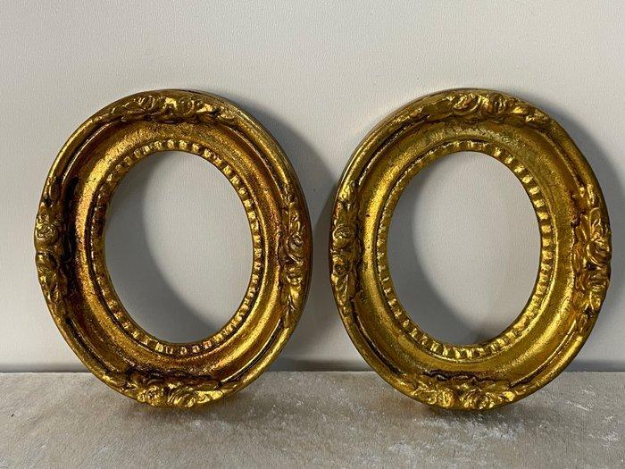 Barokke Schilderijlijstjes - Lijst - polyresin -, Antiek en Kunst, Curiosa en Brocante