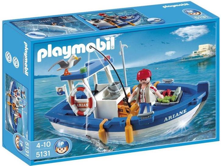 Playmobil Visser met boot - 5131 (Nieuw), Kinderen en Baby's, Speelgoed | Playmobil, Nieuw, Verzenden