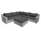 7-persoons Loungeset Colorado Blended Grey met antraciet, Nieuw, Kunststof, Verzenden, 7 zitplaatsen