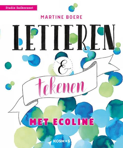 Letteren & tekenen met ecoline / Studio Suikerzoet, Boeken, Hobby en Vrije tijd, Zo goed als nieuw, Verzenden