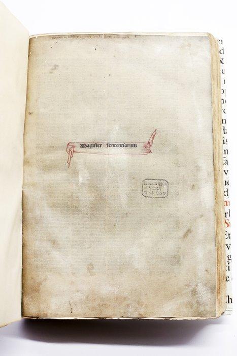 Petrus Lombardus - [Incunable] Liber Sententiarum - 1489, Antiek en Kunst, Antiek | Boeken en Bijbels