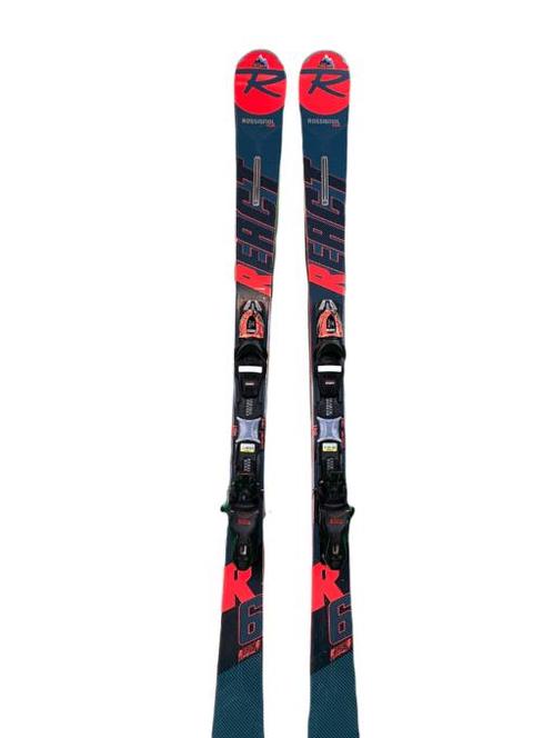 Rossignol React R6 Compact-163 cm, Sport en Fitness, Skiën en Langlaufen, Skiën, Carve, Gebruikt, Rossignol, Ski's, Ophalen of Verzenden