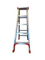 Veilige opvouwbare huishoudtrap - 2x5 treden - compact en..., Doe-het-zelf en Verbouw, Ladders en Trappen, Trap, Nieuw, Ophalen of Verzenden