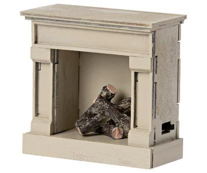 Maileg - Miniatuur Haard voor in poppenhuis (8,5 cm) - Off, Kinderen en Baby's, Speelgoed | Overig