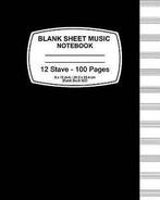 Music Paper Notebook : Blank Sheet Music Notebook: Black, Boeken, Overige Boeken, Gelezen, Blank Sheet Music Notebook, Music Paper Notebook