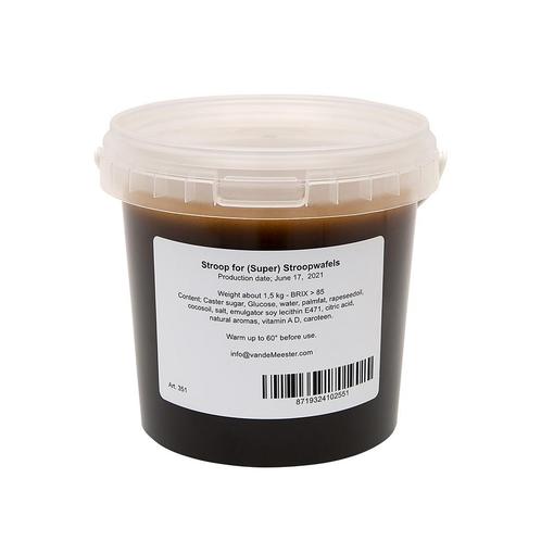 VanDeMeester Stroopwafelstroop 1,5kg, Hobby en Vrije tijd, Taarten en Cupcakes maken, Nieuw, Verzenden