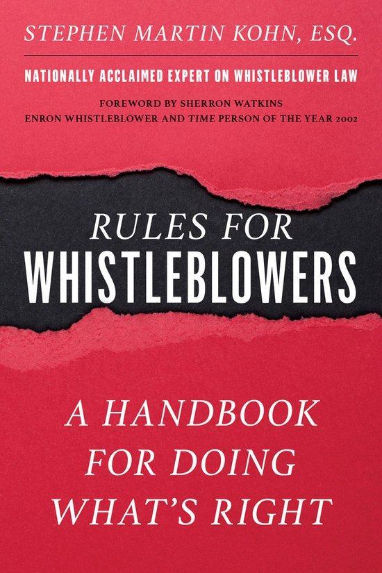 Rules for Whistleblowers 9781493059263 Stephen M. Kohn, Boeken, Taal | Engels, Zo goed als nieuw, Verzenden