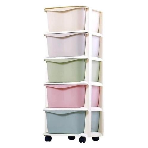 Kunststof Kinderkast op Wielen | Retourdeal | Makkelijk s..., Kinderen en Baby's, Kinderkamer | Commodes en Kasten, Minder dan 50 cm