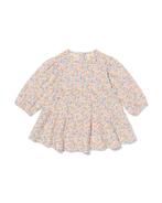 HEMA Babyjurk mousseline bloemen gebroken wit, Verzenden, Nieuw