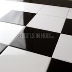 Wandtegels zwart glans 15x15 wandtegel tegeloutlet, Nieuw, Ophalen of Verzenden, 10 m² of meer, Wandtegels