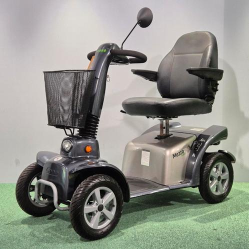Scootmobiel - Life & Mobility Mezzo zwart/zilver 4-wiel | .., Diversen, Brommobielen en Scootmobielen, Gebruikt, Life and Mobility