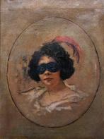 École Européene (c. 1900) - Masquerade, Antiek en Kunst, Kunst | Schilderijen | Klassiek