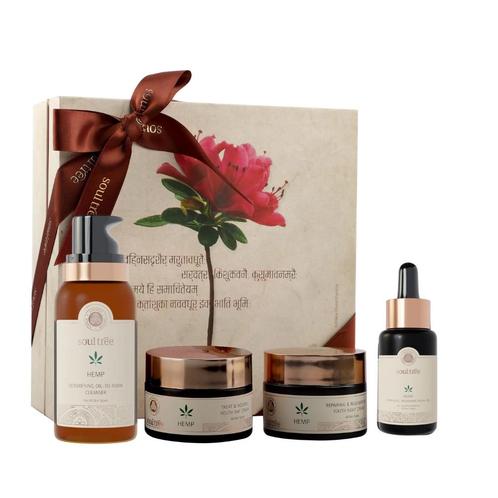 Hemp Youthful Radiance Essentials Kit SoulTree, Sieraden, Tassen en Uiterlijk, Uiterlijk | Lichaamsverzorging, Nieuw