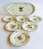Herend - Eetservies (7) - Rare 1941 Herend “Rothschild Bird”, Antiek en Kunst
