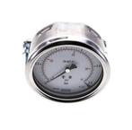 0...2.5 Bar (0..36 psi) Paneelmontage Manometer Staal/Brons, Verzenden, Nieuw