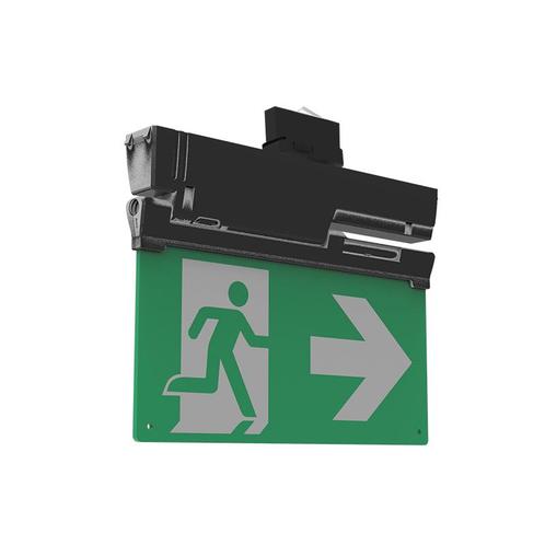 3-Fase rail Noodverlichting Zwart 2 Watt 5700K Inc. plaatjes, Huis en Inrichting, Lampen | Plafondlampen, Nieuw, Verzenden