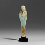 Oud-Egyptisch Faience Ushabti voor Nanefer-senebek. 30e, Verzamelen