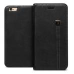 iPhone 7 PLUS - iHosen Leather Book Case - Zwart, Nieuw, Ophalen of Verzenden
