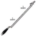 Raamuitzetter Klassiek in mat nikkel - voor ventilatie -..., Ophalen of Verzenden, Nieuw, Koper of Messing, Overige typen