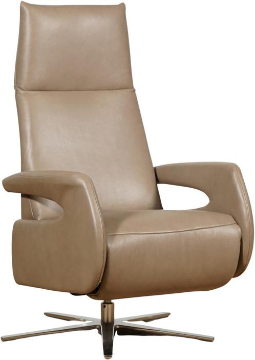 Leren relaxstoel - Elektrisch - Echt leer, Modern, Comfortab, Huis en Inrichting, Fauteuils, 75 tot 100 cm, Nieuw, 50 tot 75 cm
