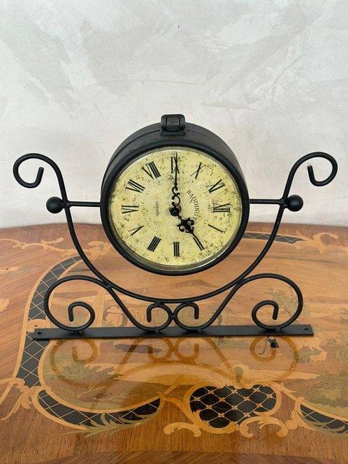 Klok - Raddington – Nostalgische tafelklok met dubbele, Antiek en Kunst, Curiosa en Brocante