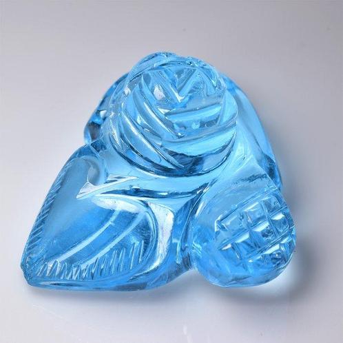 Zonder Minimumprijs - 1 pcs Blauw Topaas - 61.98 ct -, Sieraden, Tassen en Uiterlijk, Edelstenen