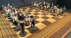Schaakspel - Guerras Napoleonicas - Lood, hout, Antiek en Kunst, Curiosa en Brocante